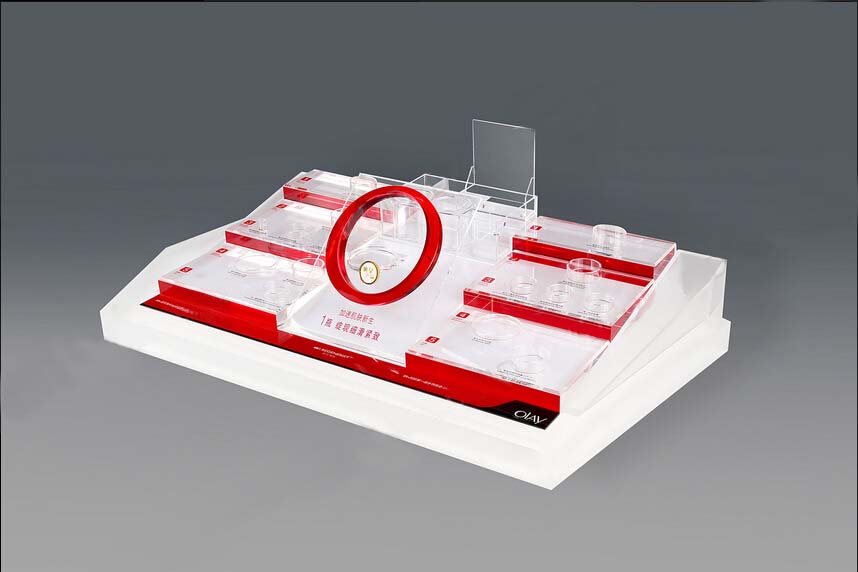 acrylic cosmetic display stand