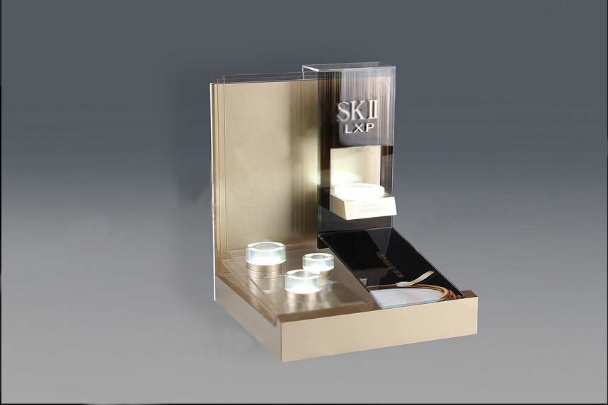 acrylic cosmetic display stand