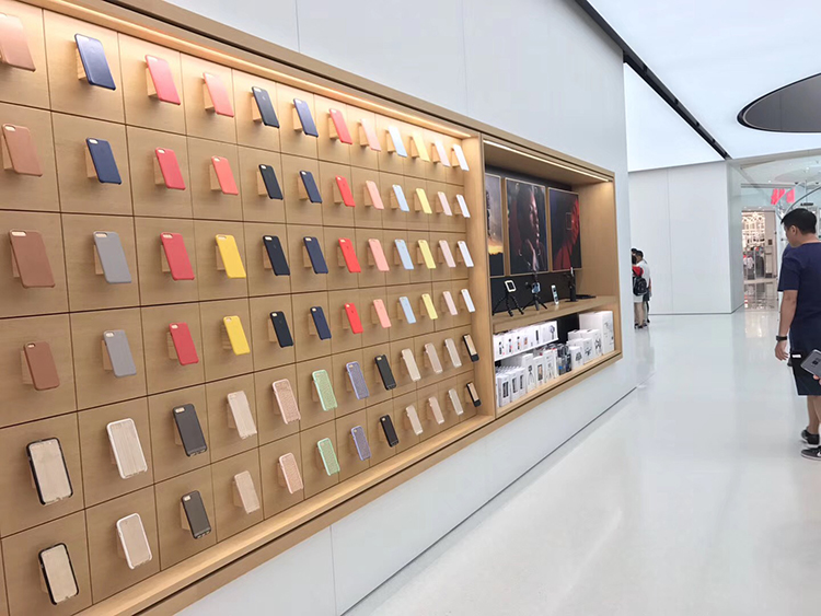 Apple phone shop display furniture